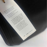 Matt & Nat Black Recycled Material Solid Shoulder Handbag