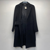 Express Women's Size S 5-6 Black Solid Single button Coat