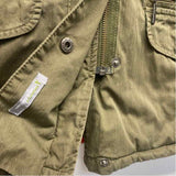 Horny Toad Women's Size S Green Solid Zip Up Coat