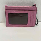 Coach Pink Leather Shimmer Coin Purse