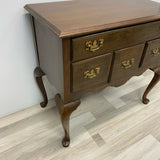 Ethan Allen Bronze Wood Table