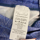 Niyama Sol Size S Women's Blue-Multi Print Capri Activewear Pants
