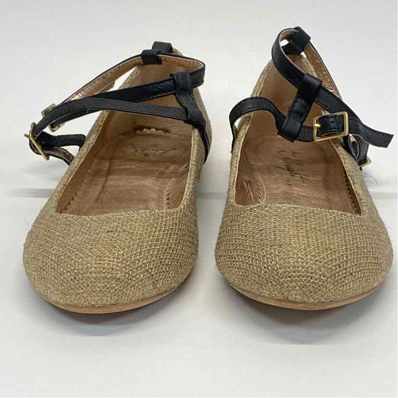 Miss Albright - Anthropologie Size 7 Women's Tan Solid Ballet Flats Shoes