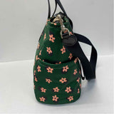 Kate Spade Green-Multi Fabric Floral Nylon Crossbody Handbag