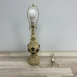 Table Top Resin Lamp - Fleur de Lis design