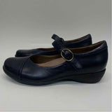 Dansko Size 38-7.5 Women's Navy Solid Mary Jane