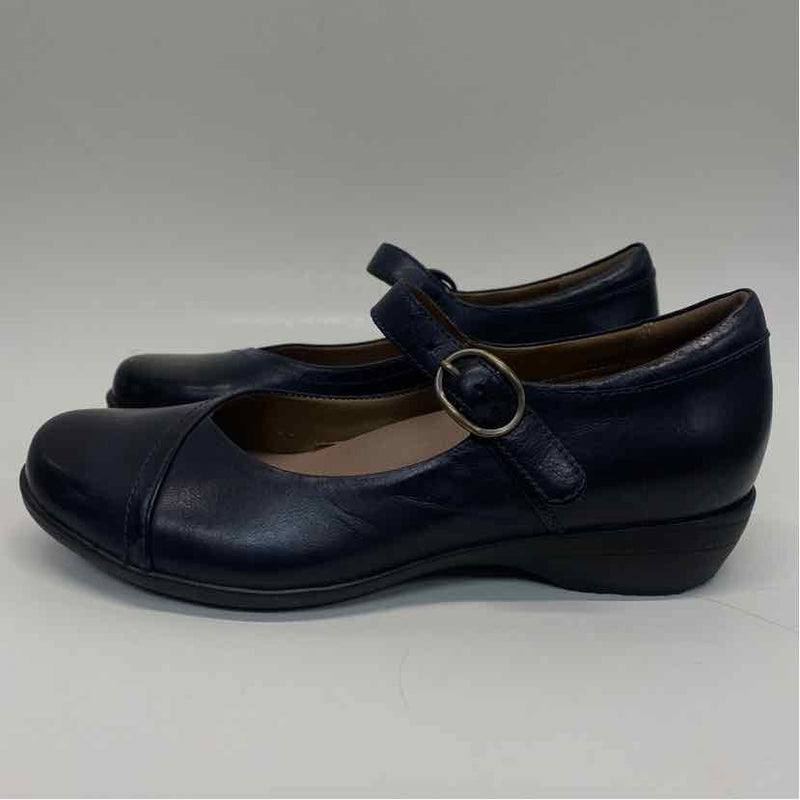 Dansko Size 38-7.5 Women's Navy Solid Mary Jane