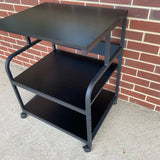 Black Metal Stand with Casters