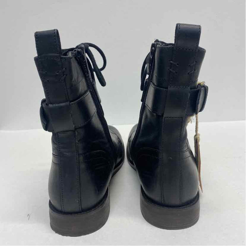 FatFace Size 7 Women's Black Solid Ankle Boots