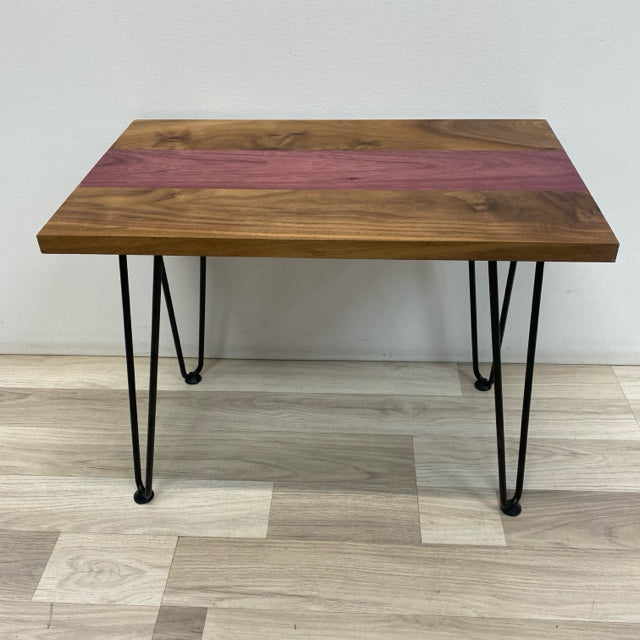 Handmade Wood Side Table