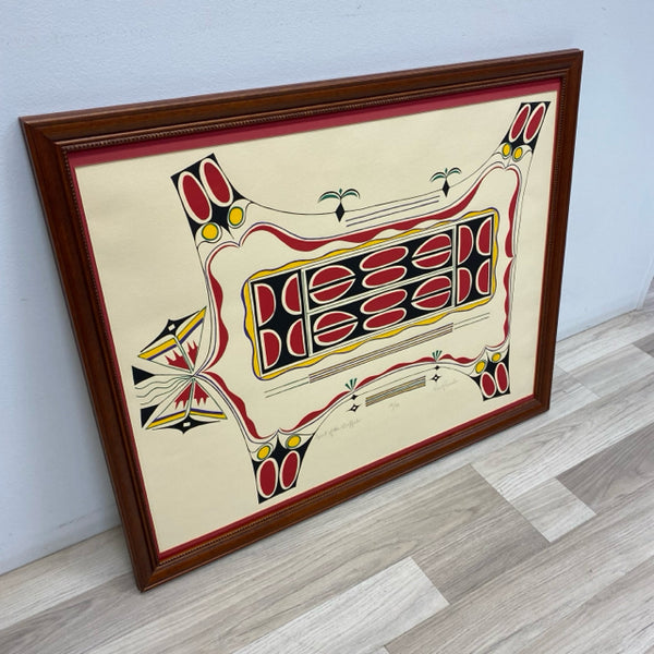 Native American painting by Vic Runnels -Spirit of the Buffal