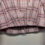 Cabi Women's Size M Pink-Multi Plaid Cropped Jacket