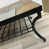 Black - multi Metal-Title Coffee Table