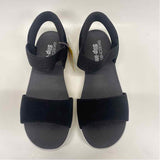 Skechers Size 7 Women's Black Solid Strappy Sandals