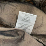 Samuel Dong Women's Size M Brown Embroidered Zip Up Jacket