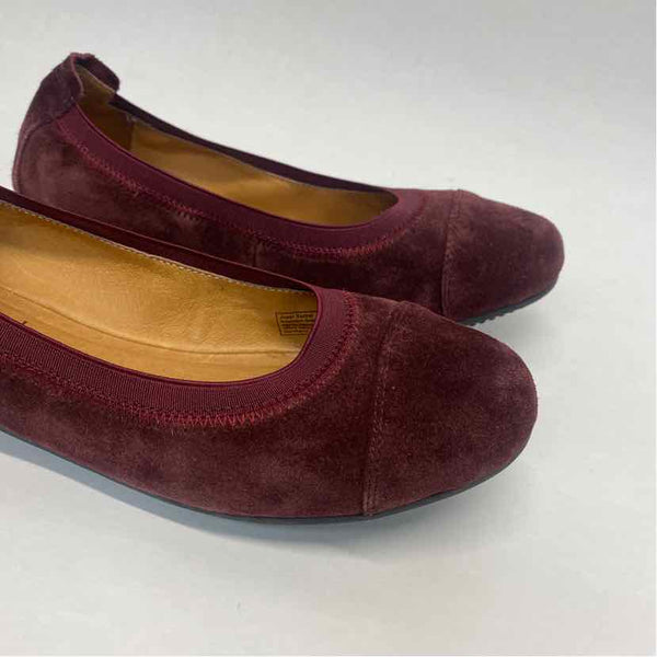 Josef Seibel Size 38-7 Women's Burgundy Solid Flats Shoes