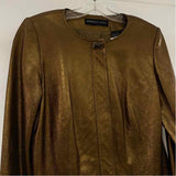 Dana Buchman Women's Size 6-S Bronze Shimmer Single Button Jacket