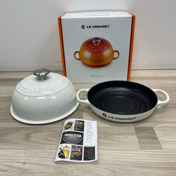 Le Creuset White Cast Iron Bread Oven