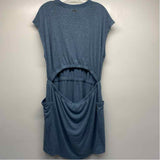 Prana Size Xl Women's Blue Tweed T-Shirt Dress