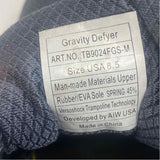 Gdefy Size 8.5 Women's Gray Color Block Lace Up Sneakers