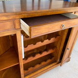 Brown Wood Bar Table