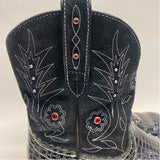 Ariat Size 7 Women's Black-Red Animal Print Western Boots