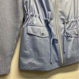 Chico's Women's Size 0-S Light Blue Solid Jacket Jacket