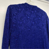 Alex Evenings Size 18-2x Women's Blue Shimmer 2 Piece Dress