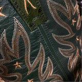 Ariat Size 7.5 Women's Green Western Boots