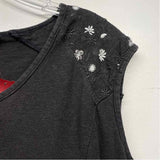 Royal Robbins Size L Women's Gray Embroidered T-Shirt Dress