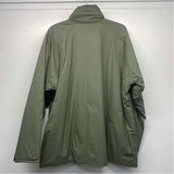 Northwest Territory Women's Size L Green Solid Rain Coat