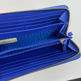 Kate Spade Blue-White Stripe Polivinyl Wallet