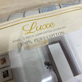 Luxe Blue-Multi Duvet & Shams