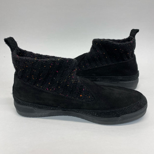 Toni Pons Size 37-6.5 Women's Black Patchwork Booties
