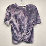 Lululemon Size 4-S Women's Gray-Purple Tie Dye T-Shirt Activewear Top