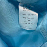 Frank & Eileen Est 1947 Size M Women's Aqua Solid Shirt Dress