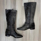 Matisse Size 9.5 Women's Gray Distressed Riding Boots