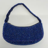 Valerie Stevens Blue Beaded Clutch