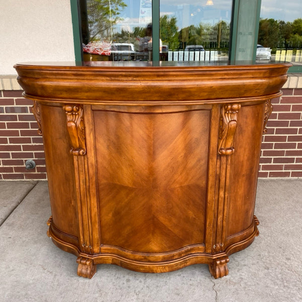 Brown Wood Bar Table