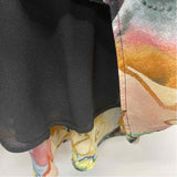 Chico's Size 2-L Women's Multicolor Pattern Fit And Flare Dress