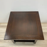 Side Brown Wood Table