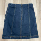 Free People Size 0 Women's Blue Stitches Pencil Skirt