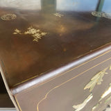 Asian Black-Multi Wood Cabinet