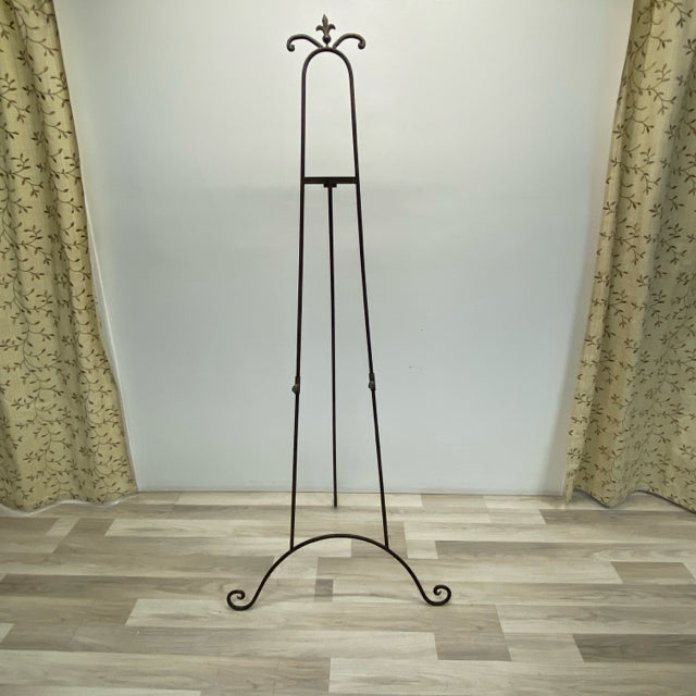 Brown Wrought Iron Easel