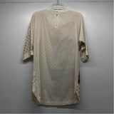 Khaadi Pret Size S Women's Beige-Multi Embroidered Kurta Blouse