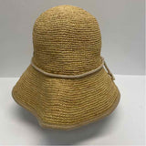 Florabella Tan Solid Straw Hat