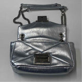 Parfois Silver Faux Leather Solid Polyurethane Shoulder Handbag