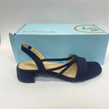 Life Stride Size 8 Women's Navy Solid Strappy Sandals