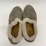 Taos Size 8 Women's Gray Solid Shearling Shoes