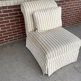 Beige-Gold Stripe Chair